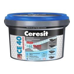 Затирка для швов Ceresit СE 40 Aquastatic №82 Голубой 2 кг