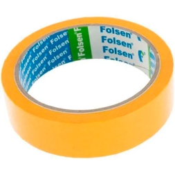 Лента малярная Folsen четкий край желтая 25 мм 50 м (2 месяца)