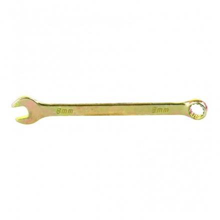 Ключ комбинированный Сибртех желтый цинк 8 мм