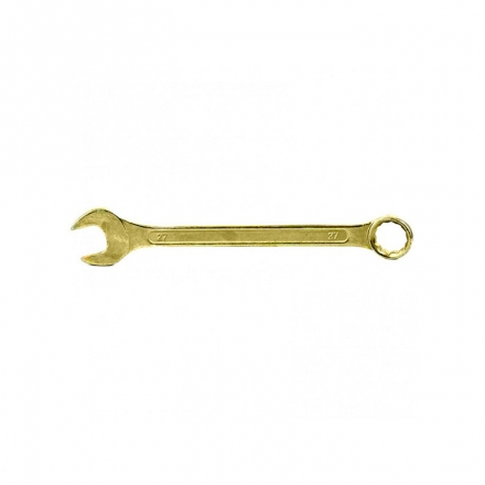 Ключ комбинированный Сибртех желтый цинк 27 мм