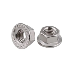 Гайка шестигранная с фланцем М6 DIN 6923