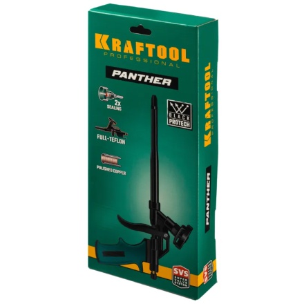 Пистолет Kraftool PANTHER для монтажной пены тефлоновое покрытие 06855_z02