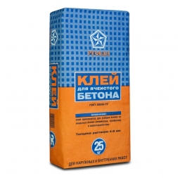 Клей для ячеистого бетона Русеан 25 кг