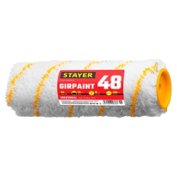 Валик Stayer GIRPAINT 48 белый желтая нить 8х48х180 мм