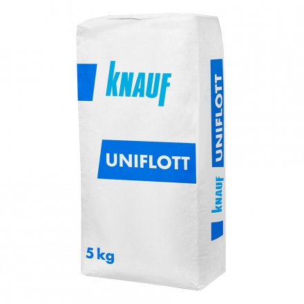 Шпатлевка гипсовая высокопрочная Knauf Унифлот 5 кг