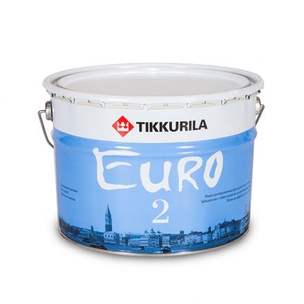 Краска Tikkurila Euro-2 латексная 9 л / 14 кг