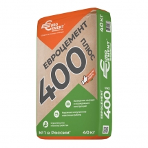 Цемент Евроцемент М400 (ЦЕМ II/В-П 32,5 H) 40 кг