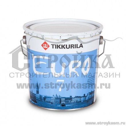 Краска Tikkurila Euro-7 латексная 2.7 л / 3 кг