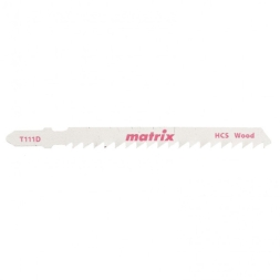 Пилки для лобзика по дереву Matrix T111D 75х4 мм (3 шт)