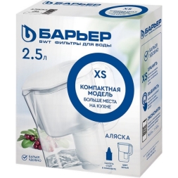 Фильтр-кувшин БАРЬЕР АЛЯСКА белый XS 2.5л