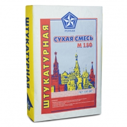 Смесь сухая Русеан штукатурная М-150, 40 кг