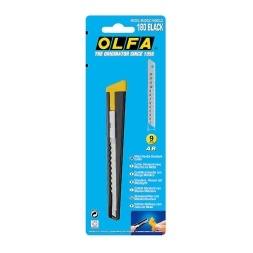 Нож OLFA с сегментированным лезвием черный 9 мм OL-180-BLACK