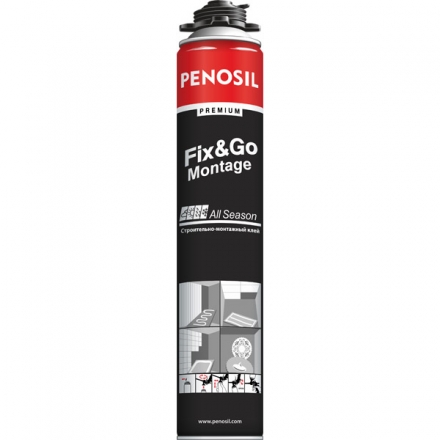 Пена-клей строительно-монтажный Penosil 750 мл под пистолет