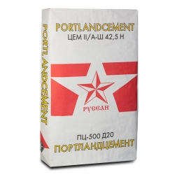 Цемент Русеан Портланд Д-20 М-500, 40 кг