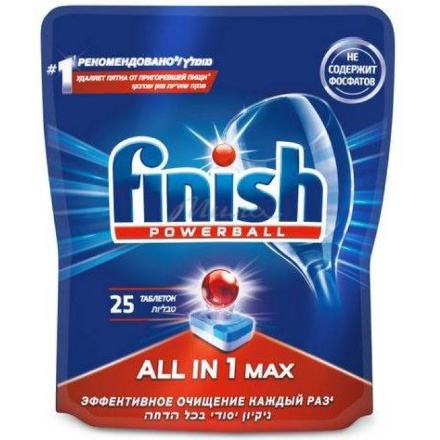 Таблетки для посудомоечной машины Finish All in 1 Max original 13 шт.