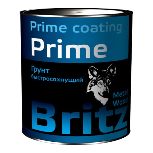 Грунт по металлу Britz ГФ-021 серый 1.9 кг Грунт по металлу Britz ГФ-021 серый 1.9 кг
