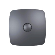 Вентилятор осевой вытяжной с обратным клапаном D 100 RIO 4C Dark gray metal