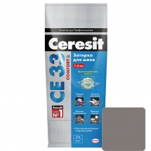 Затирка для швов Ceresit CE 33 Comfort №13 Антрацит 2 кг