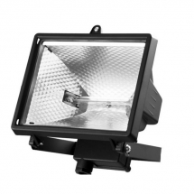Прожектор Stayer MAXLight галогенный с дугой крепления под установку черный 150Вт