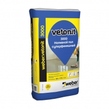 Наливной пол финишный Weber.Vetonit 3000, 20 кг