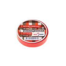Изолента ПВХ 15х20 красная