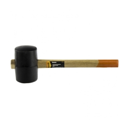 Киянка черная резиновая Sparta 910 гр деревянная рукоять