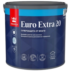 Краска Tikkurila Euro-20 EXTRA п/матовая 0,9 л
