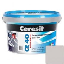 Затирка для швов Ceresit СE 40 Aquastatic №10 Манхеттен 2 кг