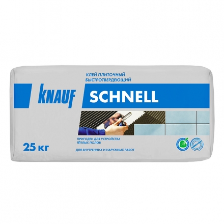 Клей плиточный быстротвердеющий Knauf Шнельклебер 25 кг