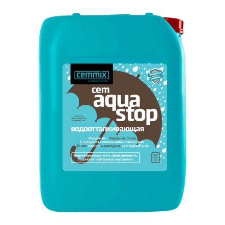 Водоотталкивающая пропитка Cemmix CemAquaStop 5 л