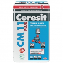 Клей плиточный для внутр. и наружних работ Ceresit СМ 11 Plus 25 кг