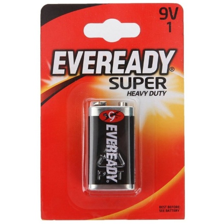 Батарейка Energizer Eveready Super Heavy Duty 9V