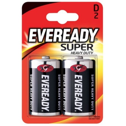 Батарейка Energizer Eveready Super Heavy Duty D/R20 2шт