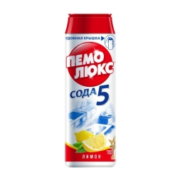 Чистящее средство Пемолюкс Сода 5 порошок лимон 480г