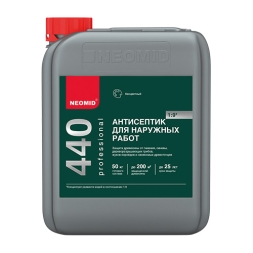 Антисептик для наружных работ Neomid 440 Eco 5 л