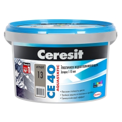 Затирка для швов Ceresit СE 40 Aquastatic №13 Антрацит 2 кг