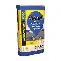 Ровнитель для пола базовый Weber.Vetonit 5700, 25 кг