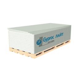 Гипсокартон ГКЛ Gyproc Лайт 2500х1200х9.5 мм