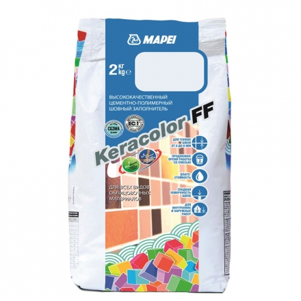 Затирка для швов Mapei Keracolor FF №112 Серый 2 кг