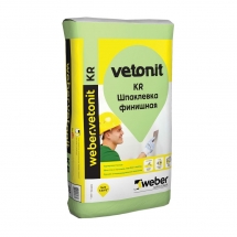 Шпатлевка финишная органическая Weber.Vetonit КR белая 20 кг