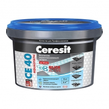 Затирка для швов Ceresit СE 40 Aquastatic №55 Светло-коричневый 2 кг