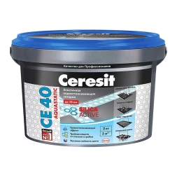 Затирка для швов Ceresit СE 40 Aquastatic №60 Темный шоколад 2 кг