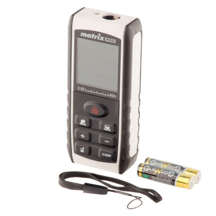 Дальномер лазерный Matrix LD-40 с электронным угломером 40 м