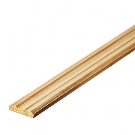 Раскладка деревянная срощенная Фигурная 2500х8х40 мм