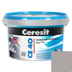 Затирка для швов Ceresit СE 40 Aquastatic №07 Серый 2 кг