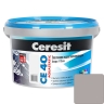 Изображение товара Затирка для швов Ceresit СE 40 Aquastatic №07 Серый 2 кг