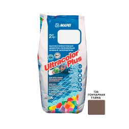 Затирка для швов Mapei Ultracolor Plus №136 Гончарная глина 2 кг