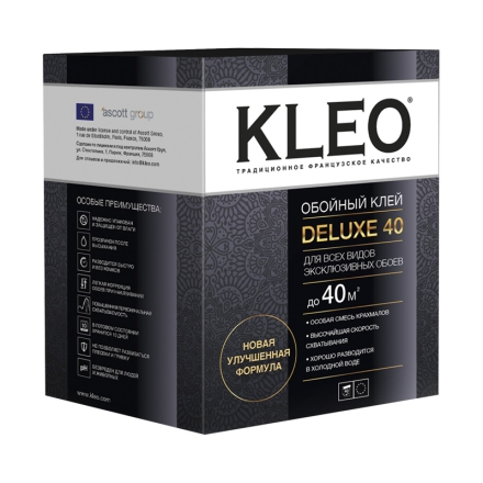 Клей для эксклюзивных обоев Kleo Deluxe 40, 350 г
