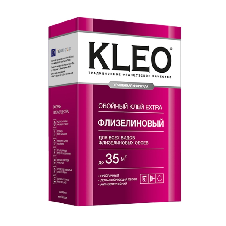 Клей обойный Kleo Extra 35 Флизелиновый 250 г купить в Москве в ...