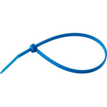Стяжки кабельные нейлоновые Fortisflex КСС 3х100 мм синие (100шт.)